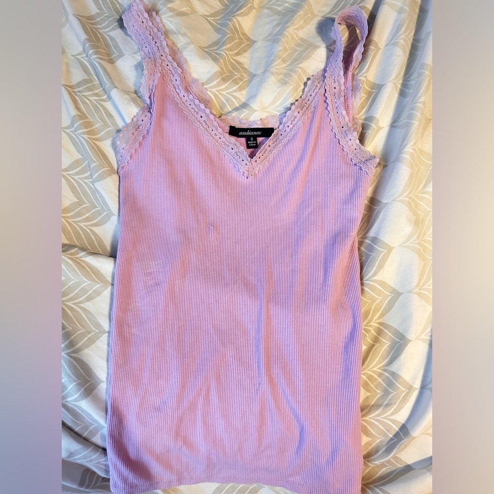 Ambiance lilac lace top